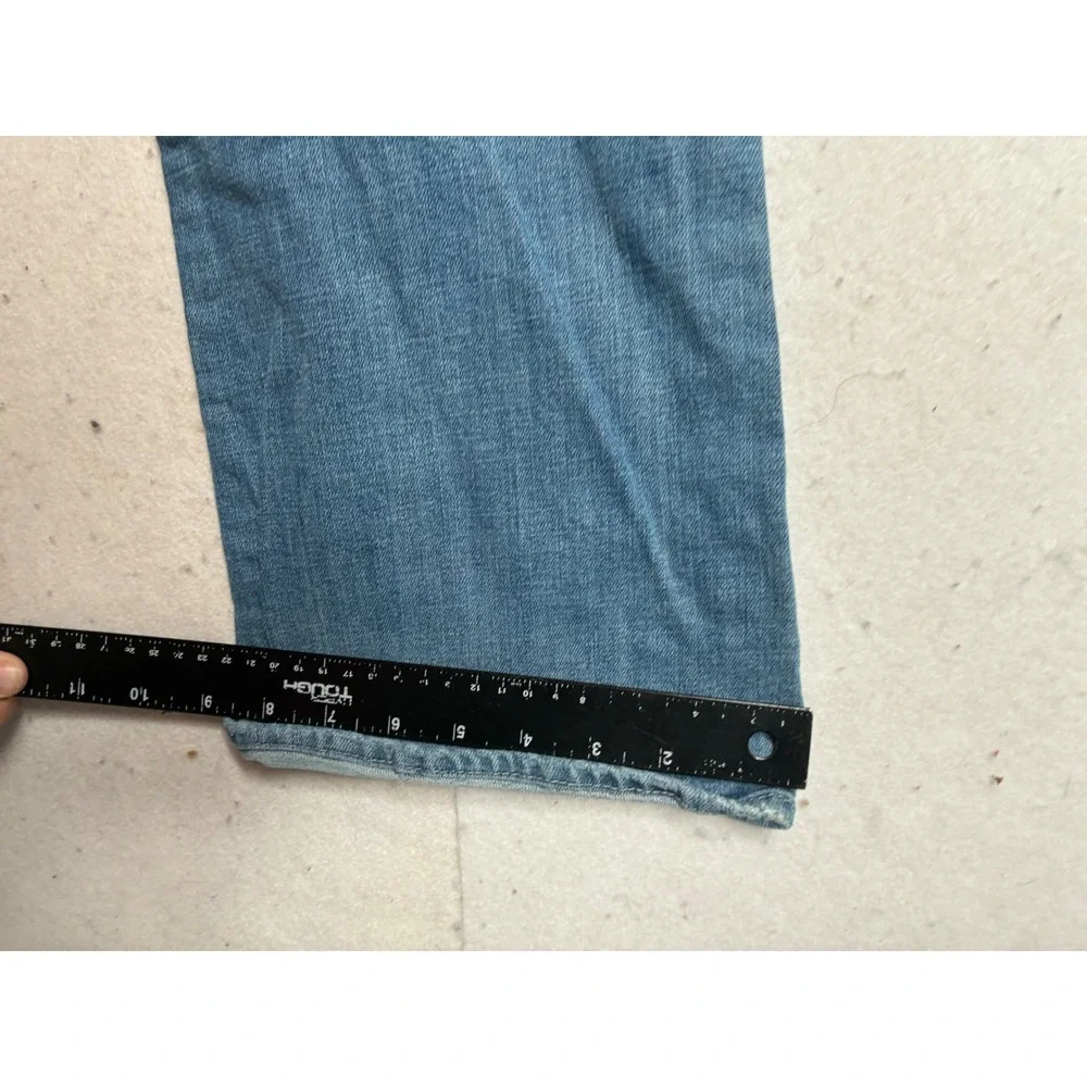 Rock & Republic Kasandra Bootcut Jeans Rhinestone Logo Medium Wash‎ Womens 16M